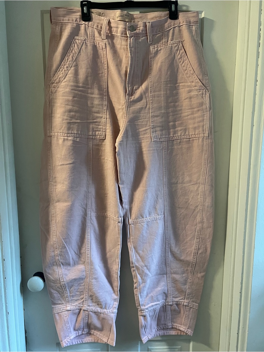 Universal Thread Pink High-Rise Barrel Pants